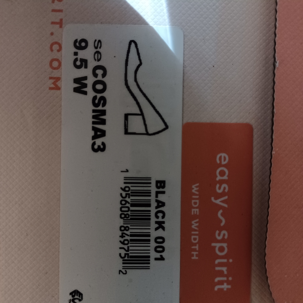 Easy Spirit Black Wide Width Heels Size 9.5W